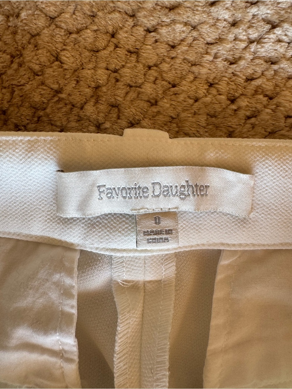 Favorite Daughter The Agnes Pants High-Waist Wide-Leg Trousers in Ivory - Picture 5 of 6